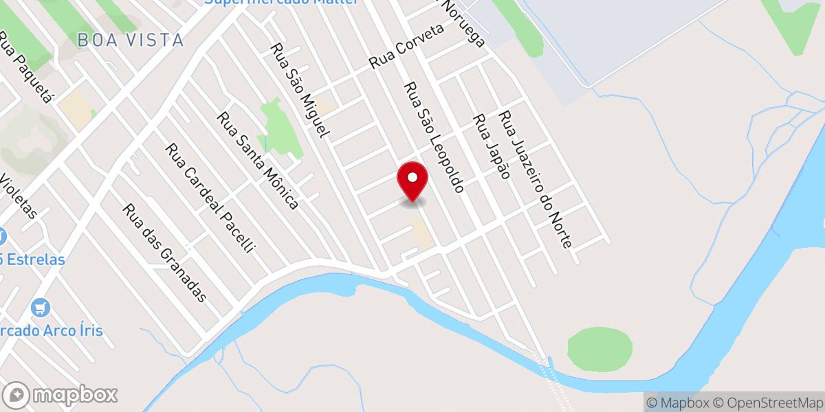 Map showing location of Igreja Santa Luzia - Boa Vista