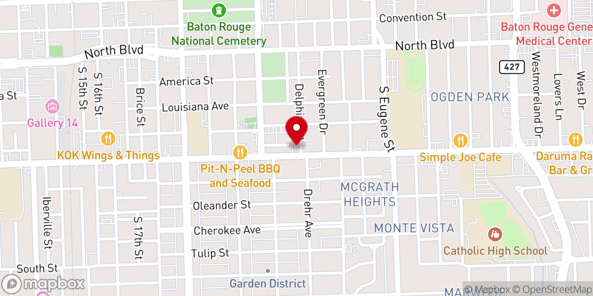 Map showing location of The Original Heromans