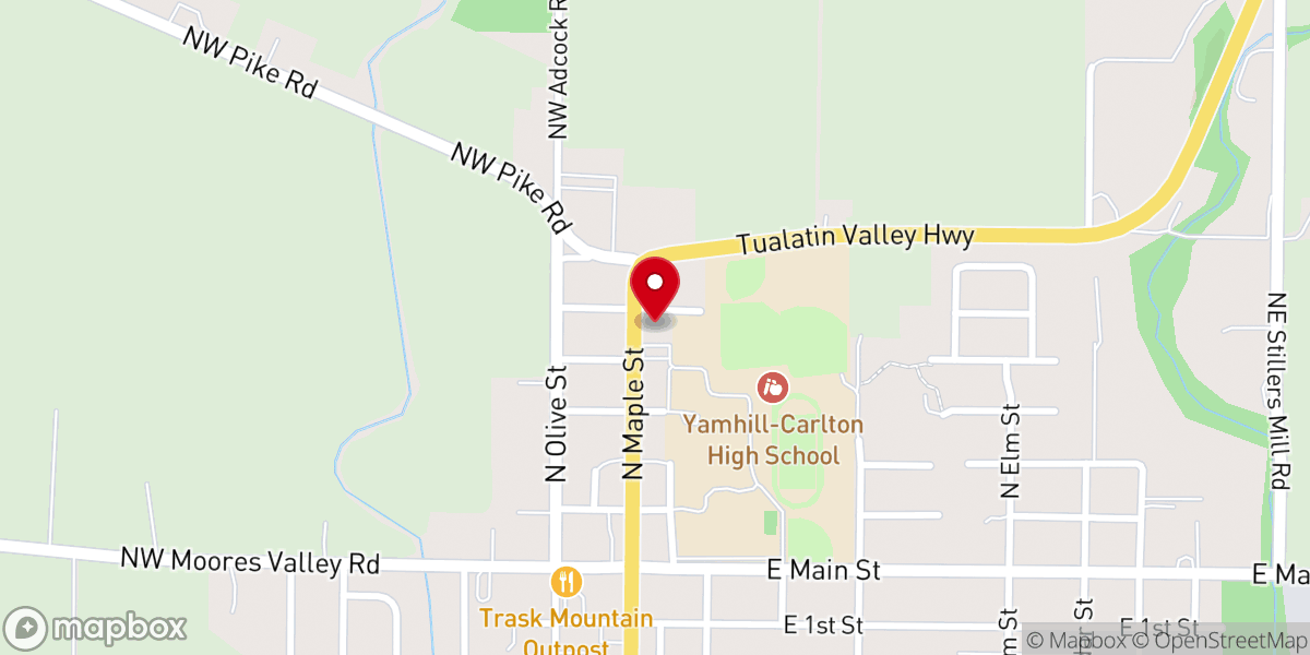 Map showing location of Saint John Catholic Church