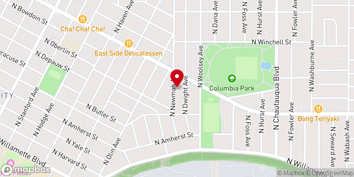 Map showing location of Nueva Esperanza Iglesia De Restauracion