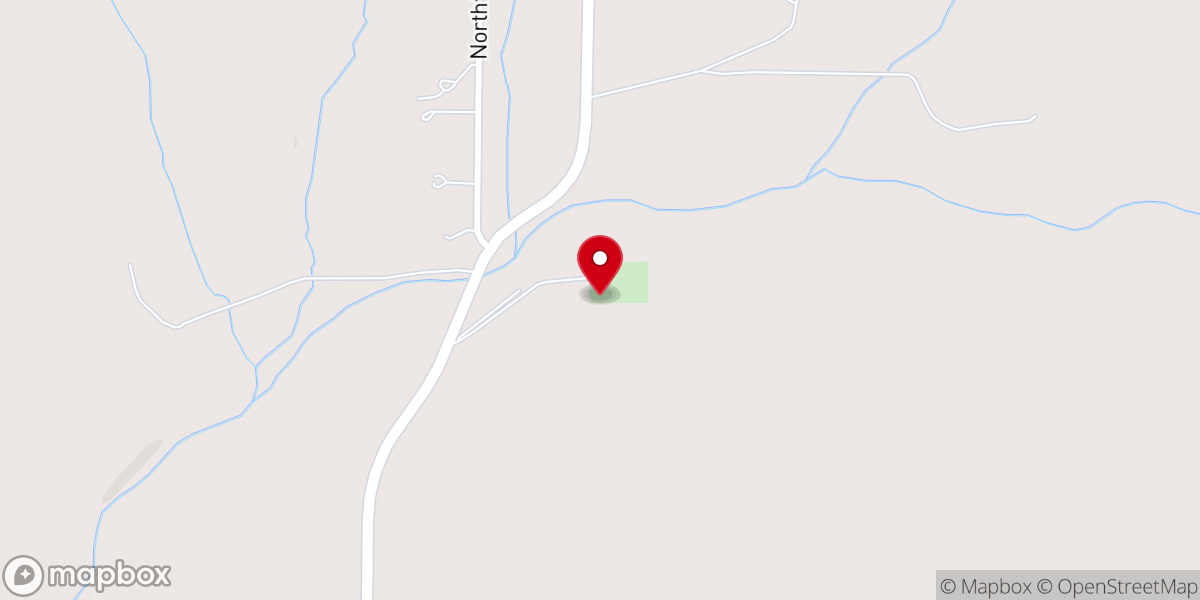 Map showing location of Blackjack Church