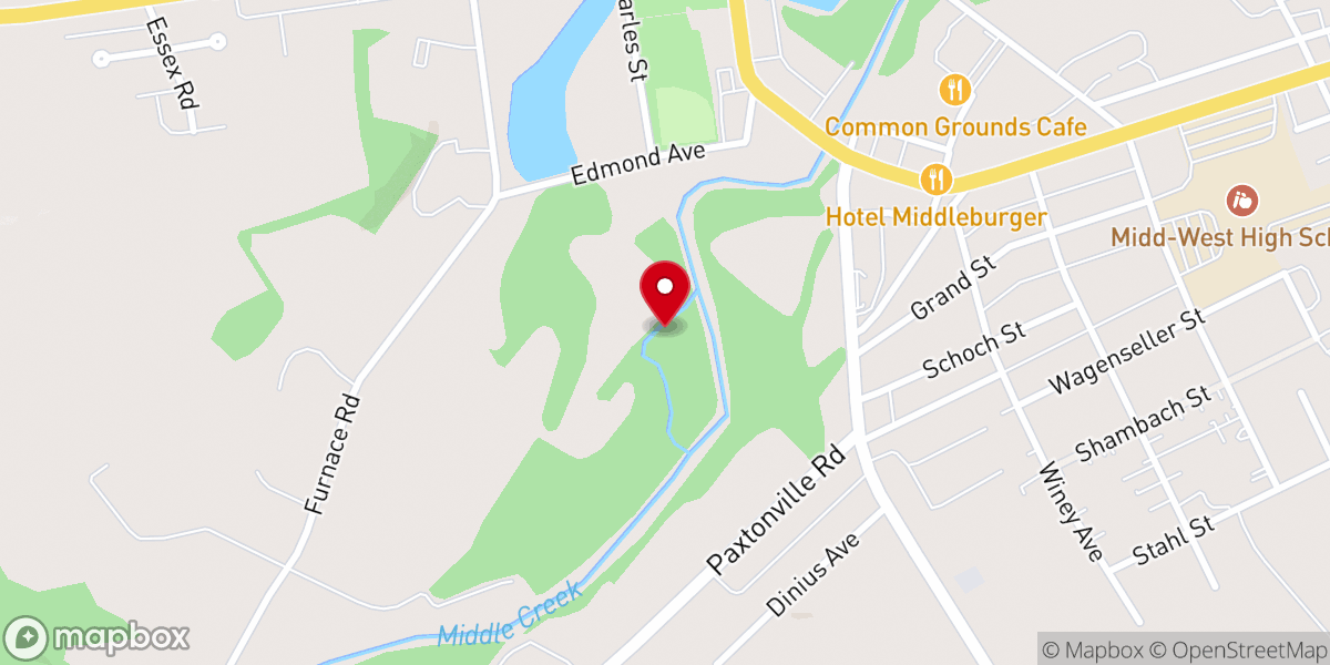 Map showing location of Middleburg