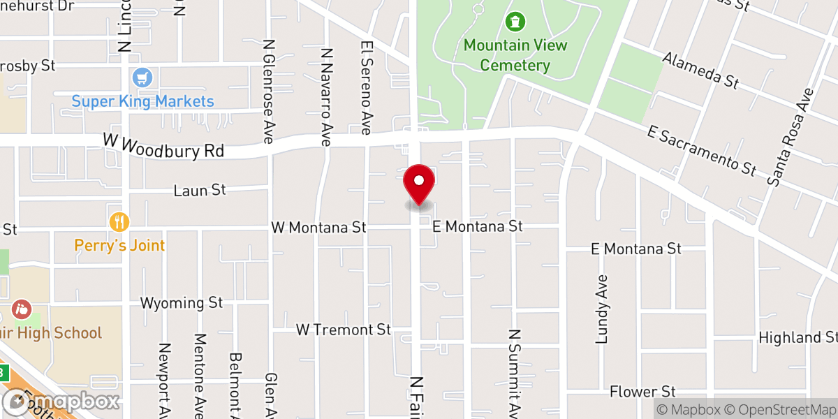 Map showing location of New Guiding Light Missionary