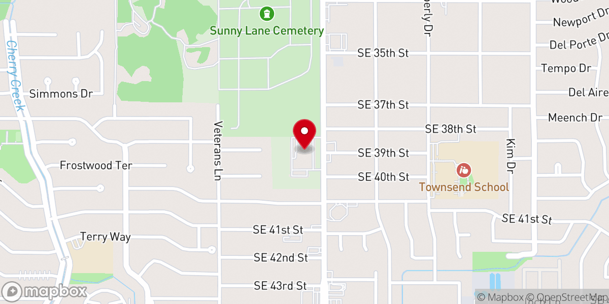 Map showing location of St Paul's The Apostle Catholic Church