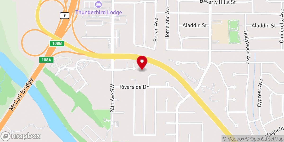 Map showing location of Redeemed Christian Church of God (Praise Center Parish)