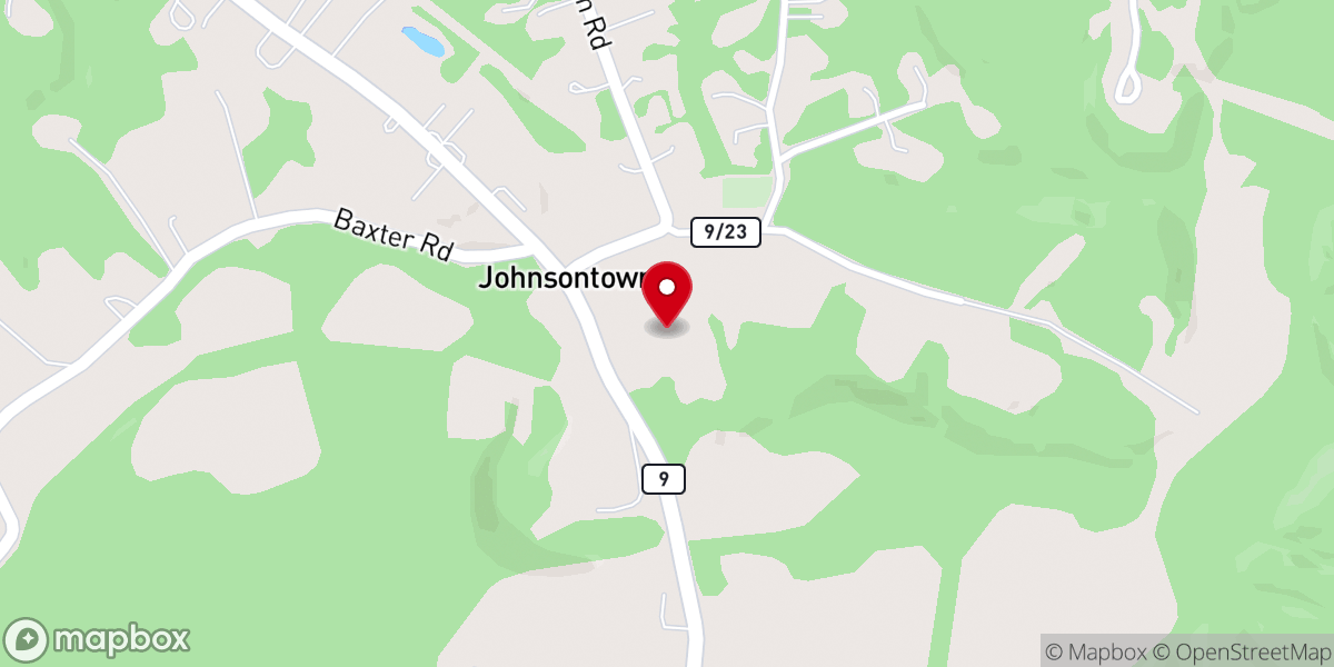 Map showing location of Johnsontown United Brethren Bible Church