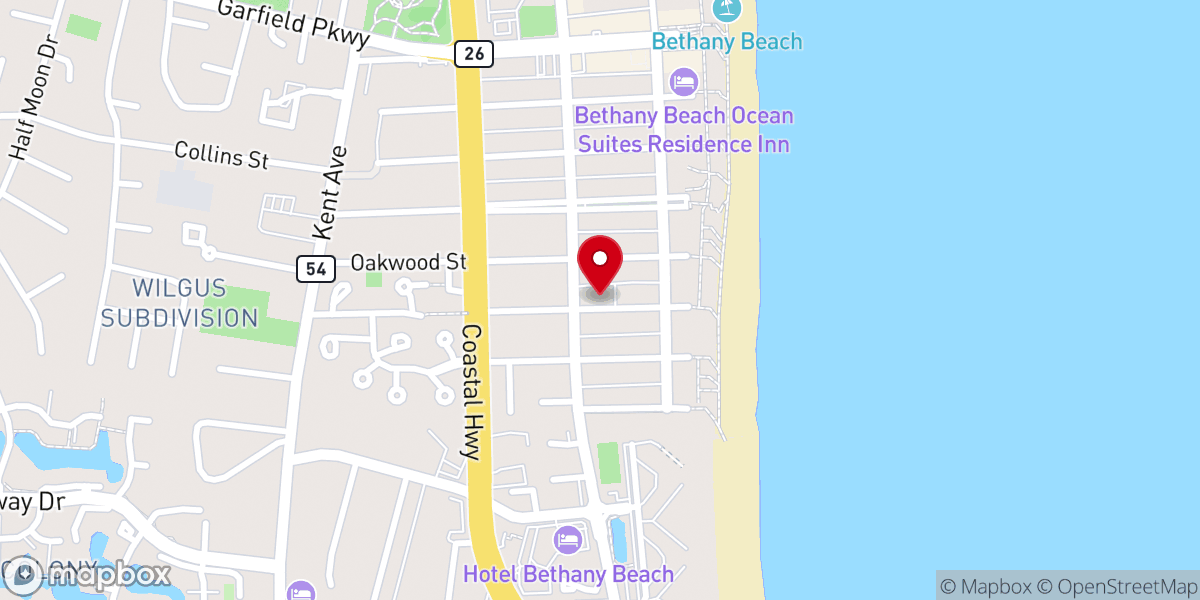 Map showing location of St Martha's Episcopal Church
