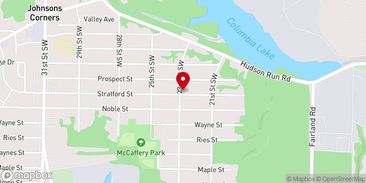Map showing location of One Hope Ministries Church Of God