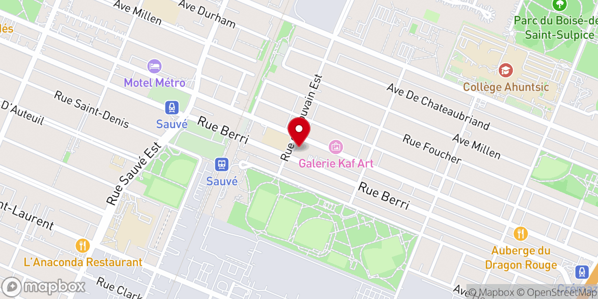 Map showing location of Our Lady of Deliverance Catholic Church