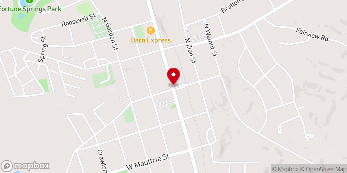 Map showing location of Slater Greg