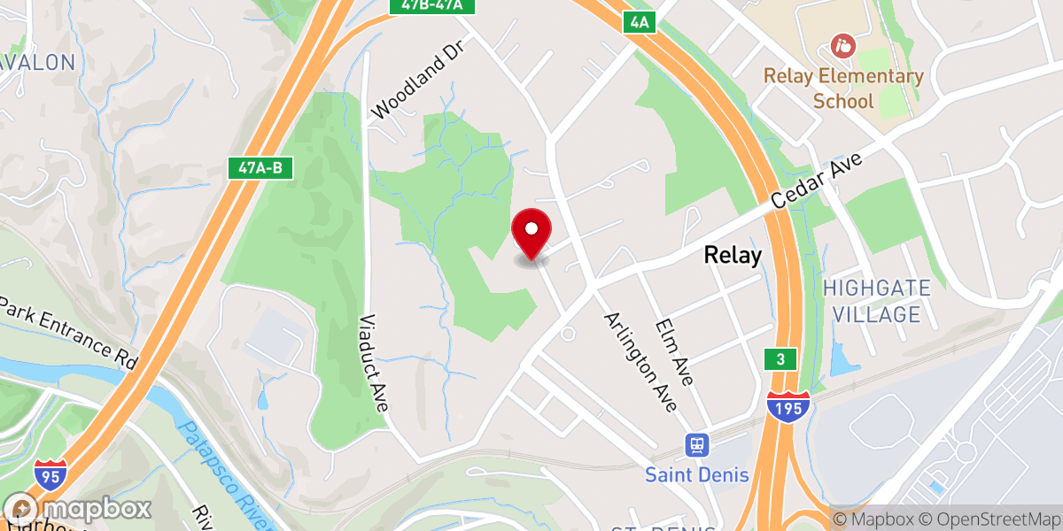 Map showing location of Grace Reformed Presbyterian Church (PCA)