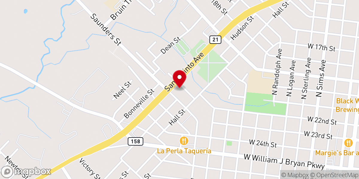 Map showing location of Mount Vernon Missionary Baptist Church