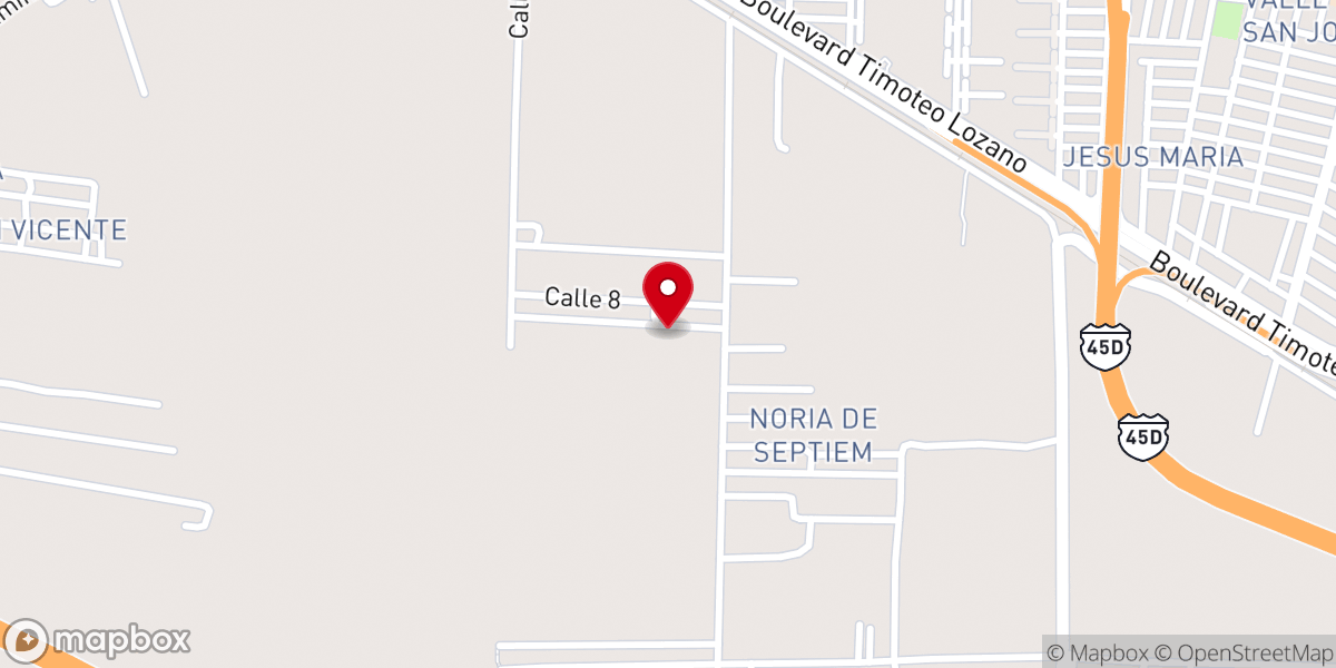 Map showing location of Iglesia Bautista Fuente Eterna