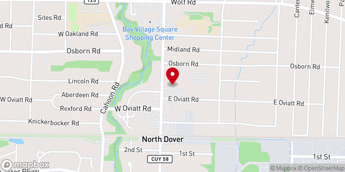 Map showing location of Saint Raphaels Catholic Church