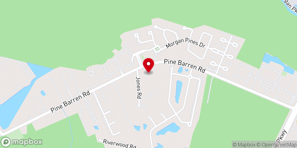 Map showing location of St. Patrick's Episcopal Church