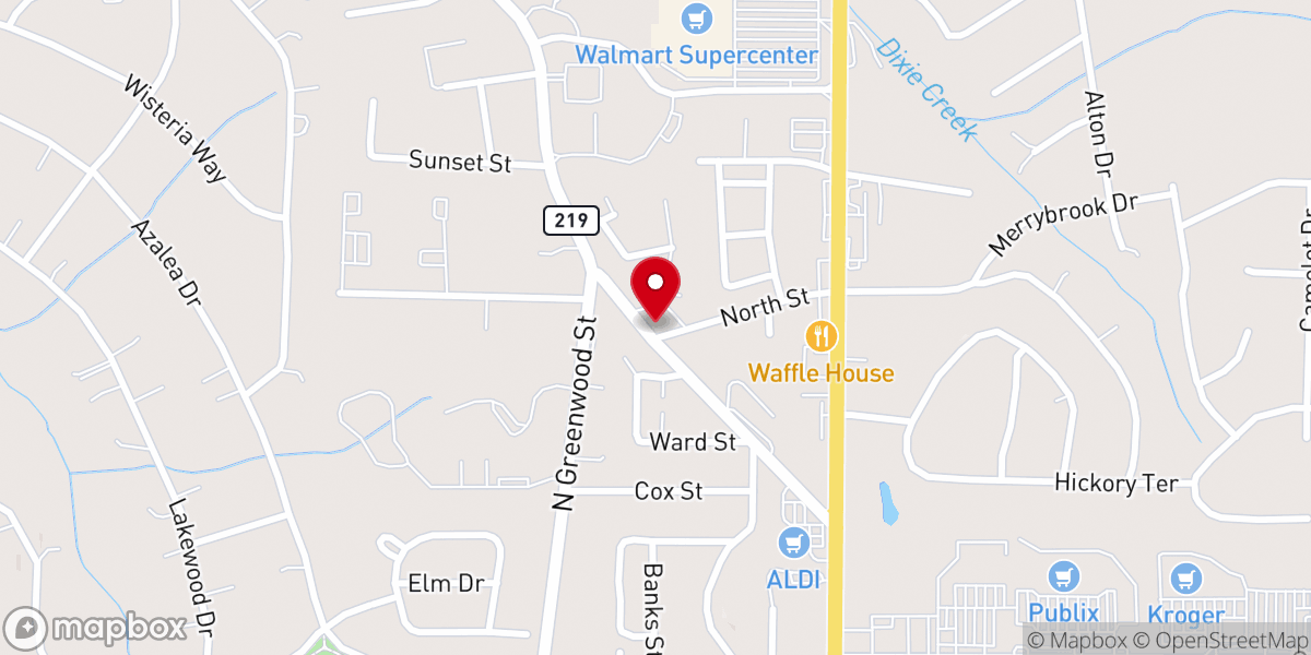 Map showing location of Ward's Chapel CME Church