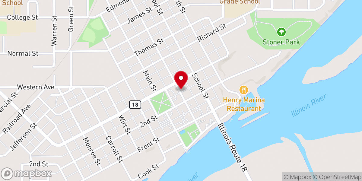 Map showing location of Calvert & Johnson Memorial Homes - Henry Chapel