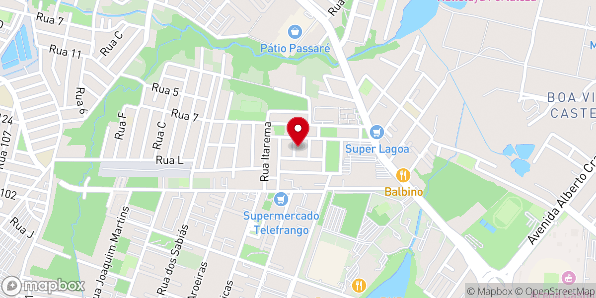 Map showing location of IBF- Passaré Igreja Batista Fundamentalista - Passaré
