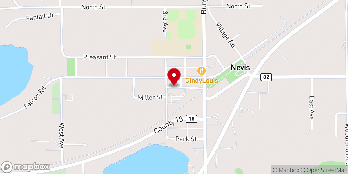 Map showing location of Immaculate Conception Church