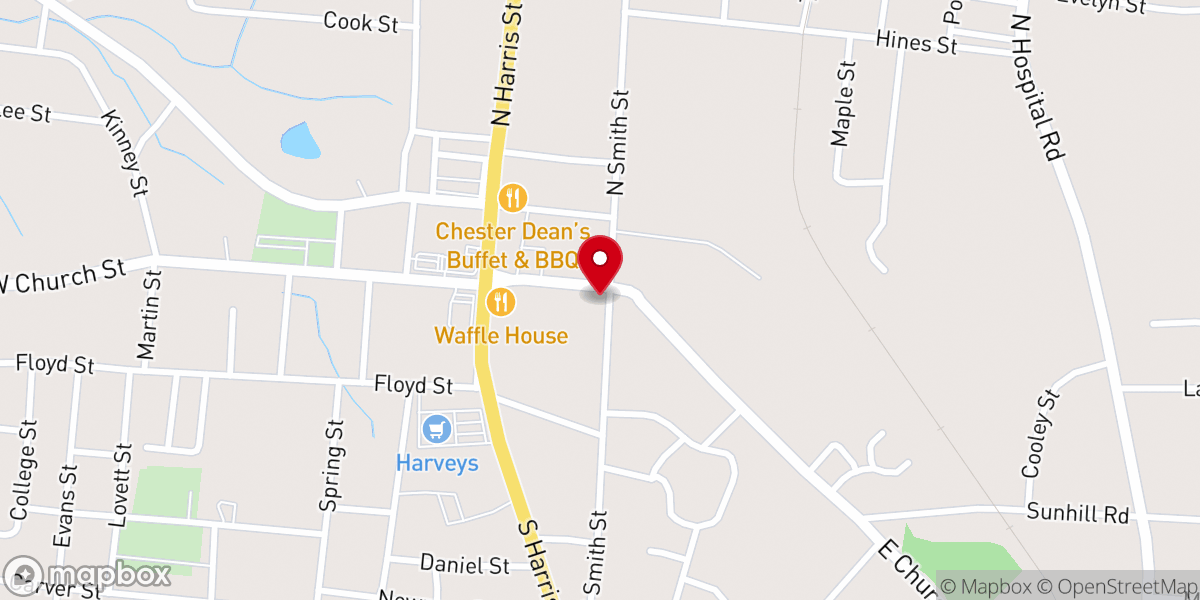 Map showing location of Christian Life Center Inc