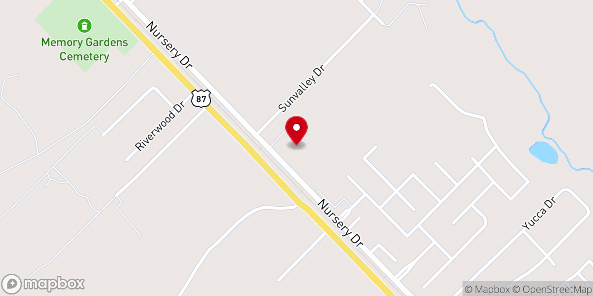 Map showing location of All Saints Orthodox Church
