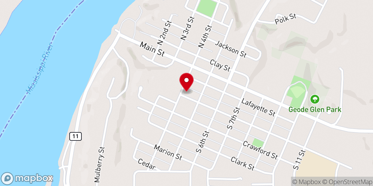 Map showing location of St Paul's Church