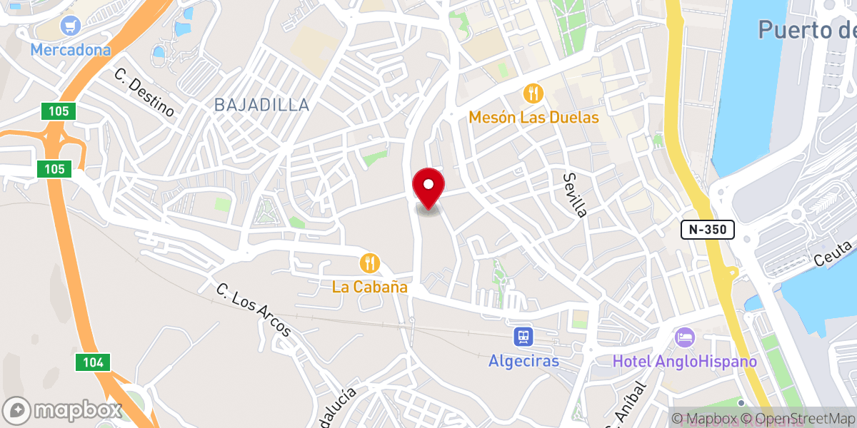 Map showing location of Solidaridad Don Bosco