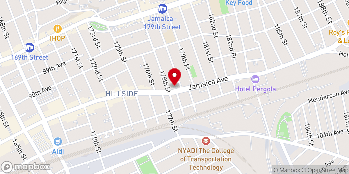 Map showing location of Nazareth Church - Assemblies of God