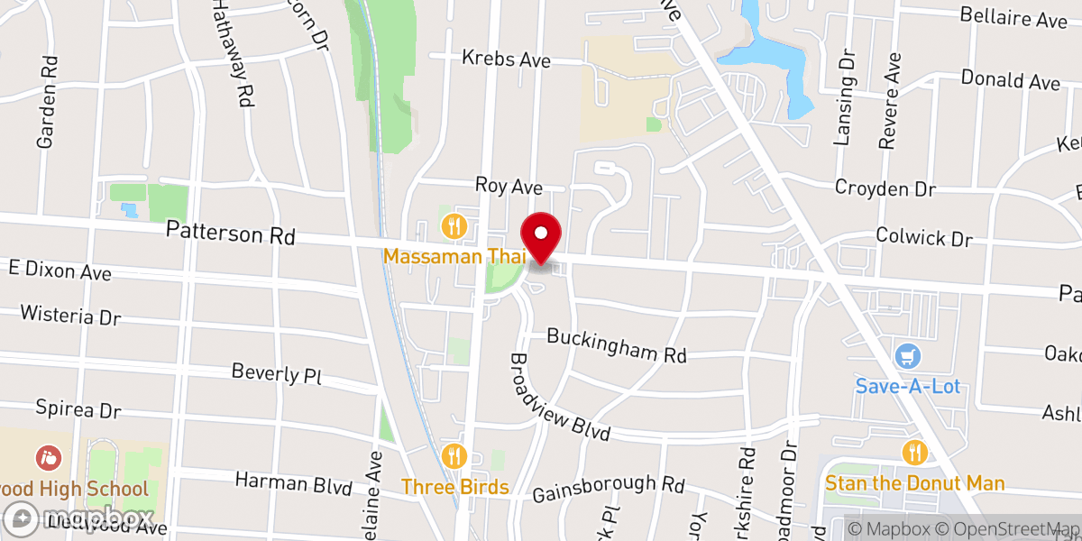 Map showing location of Dayton Chinese Christian Church