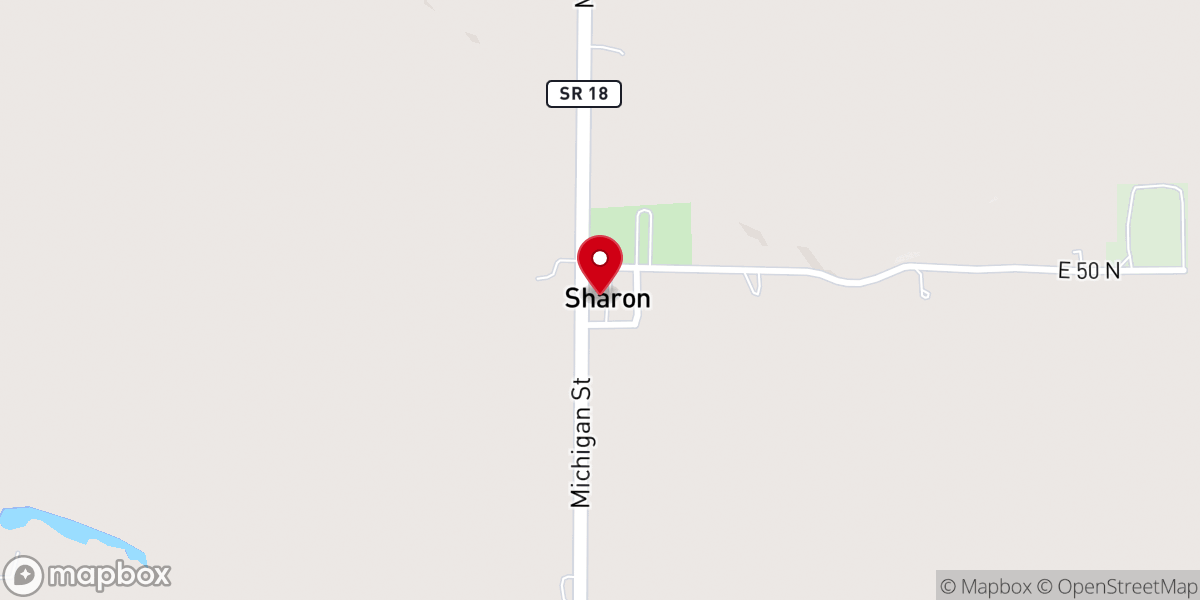 Map showing location of Hope Community Fellowship Church
