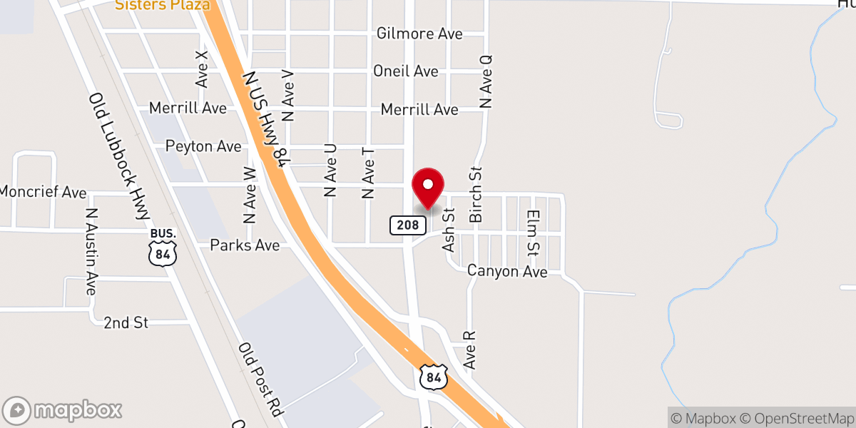 Map showing location of StoneWater Church Snyder