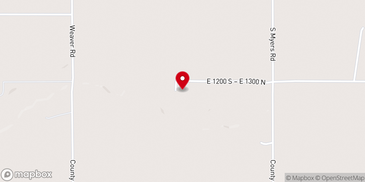 Map showing location of Wolf Creek Church