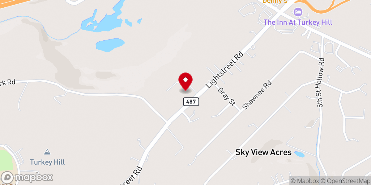Map showing location of St Luke's Lutheran Church (NALC-North American Lutheran Church)
