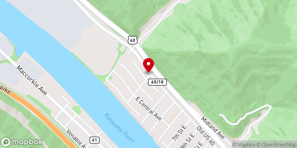 Map showing location of Outreach Center