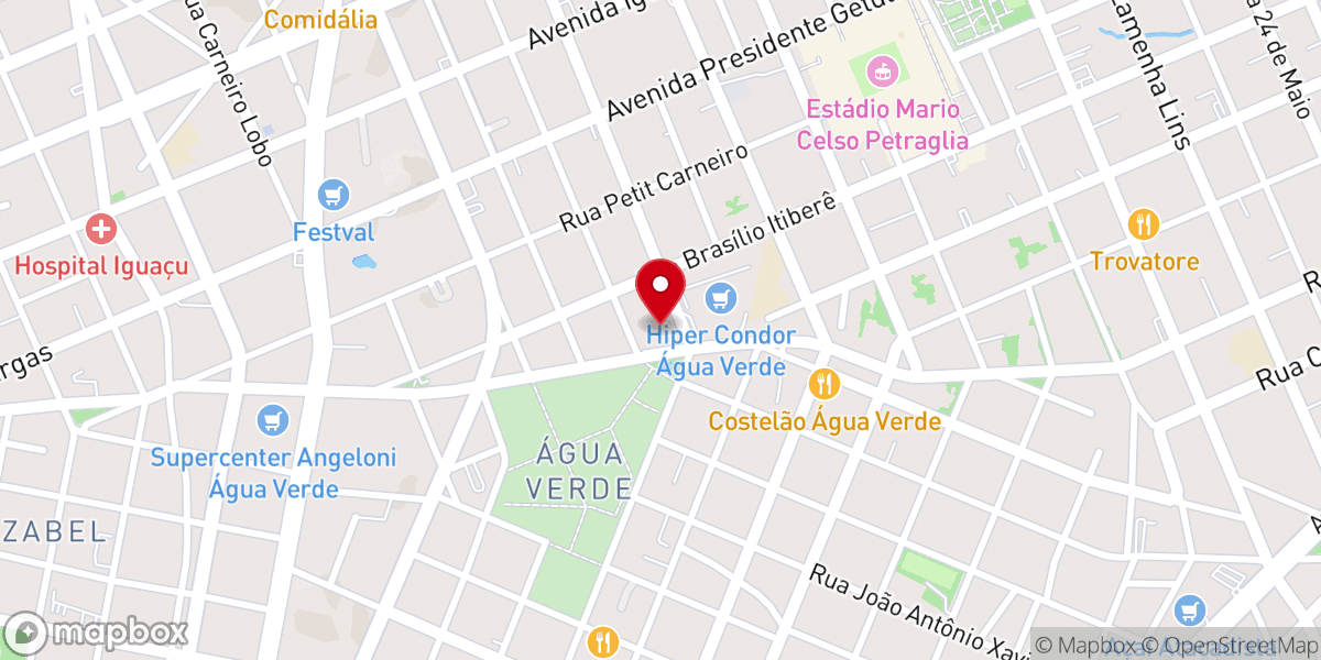 Map showing location of Santuário Sagrado Coração de Jesus