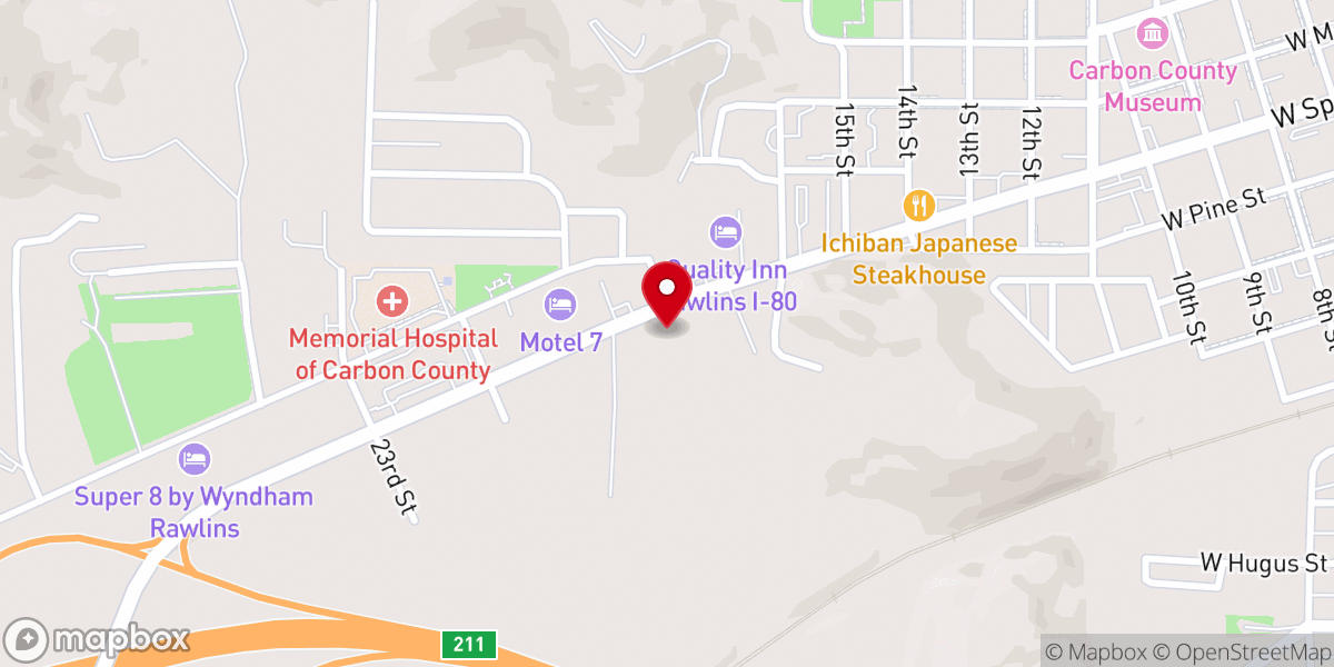 Map showing location of Born Again Ministries