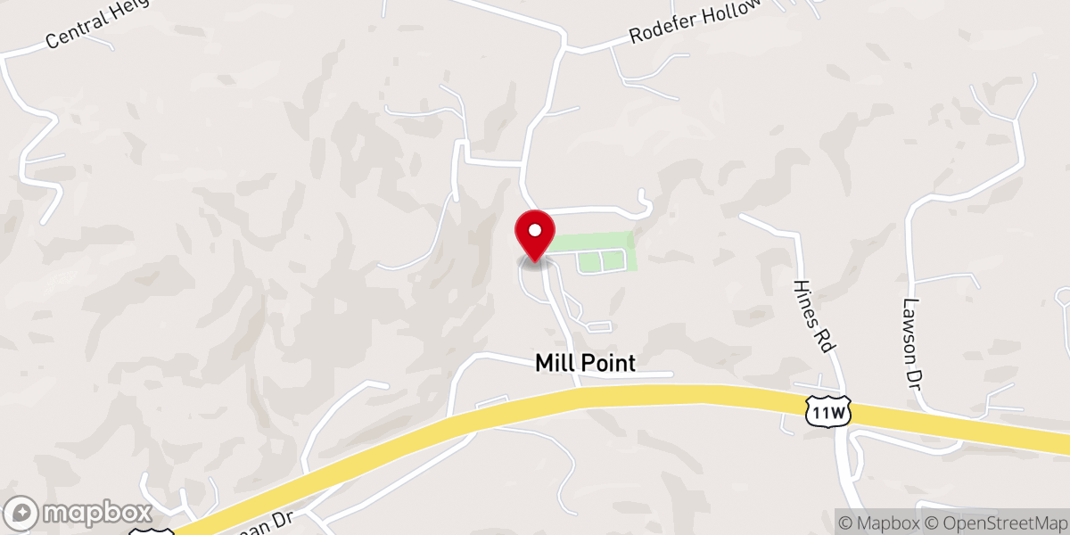 Map showing location of Immanuel Lutheran Church