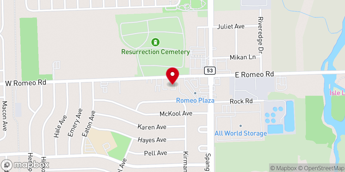 Map showing location of Calvary International Baptist Ministry