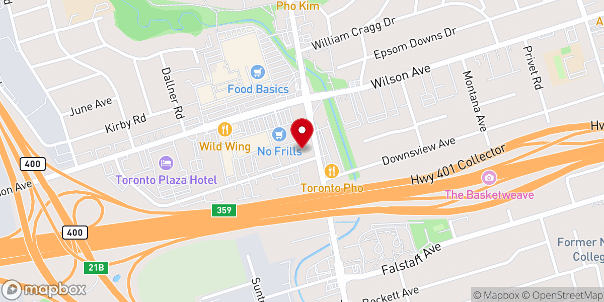 Map showing location of St Philip Neri