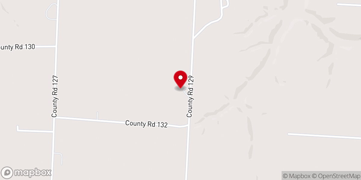 Map showing location of Fish Creek Baptist Church