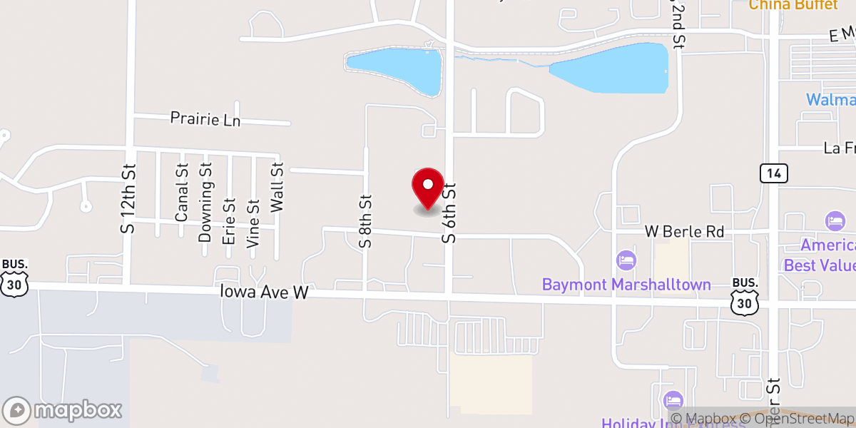 Map showing location of Grace Church