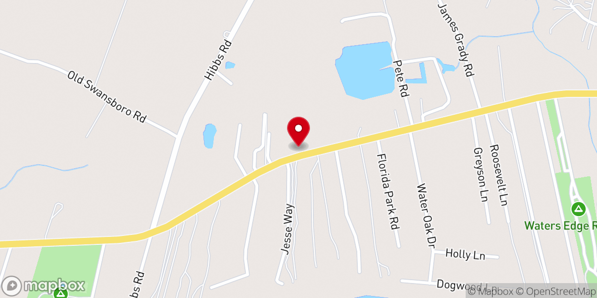 Map showing location of Soundview Church