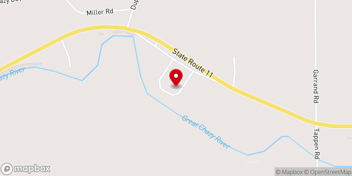 Map showing location of Up North Worship