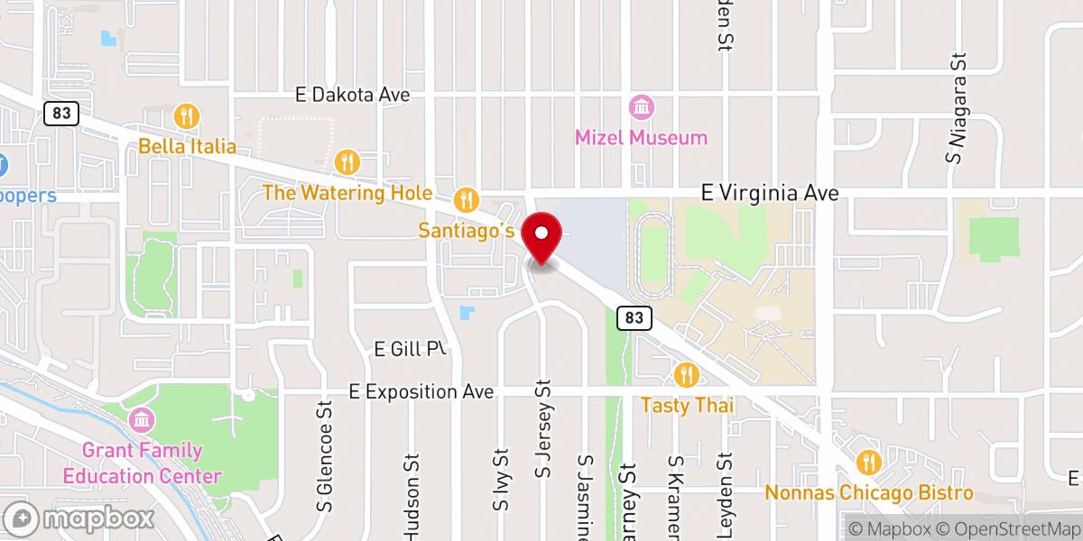 Map showing location of St Francis of Assisi National Catholic Church
