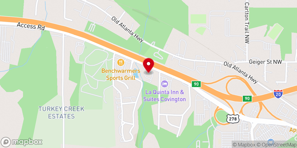 Map showing location of Baptist Tabernacle
