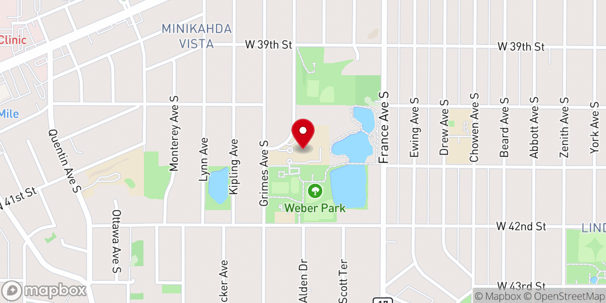 Map showing location of Grace Gospel Bible Church