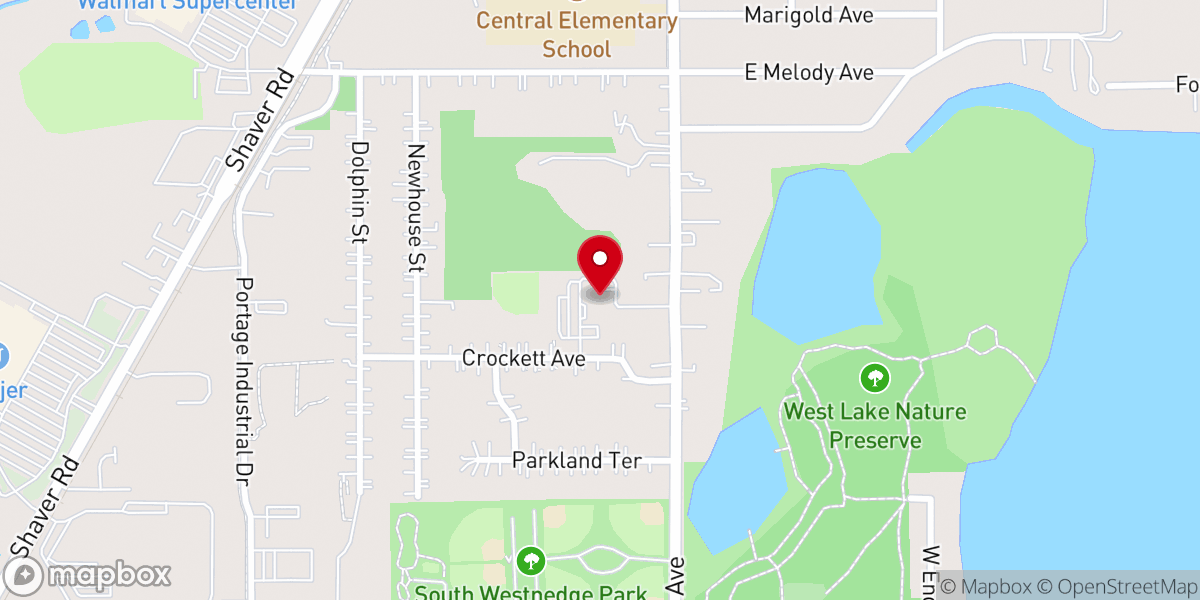 Map showing location of Pathfinder Montessori