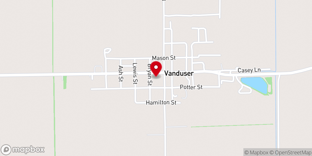 Map showing location of Anchor Ministries