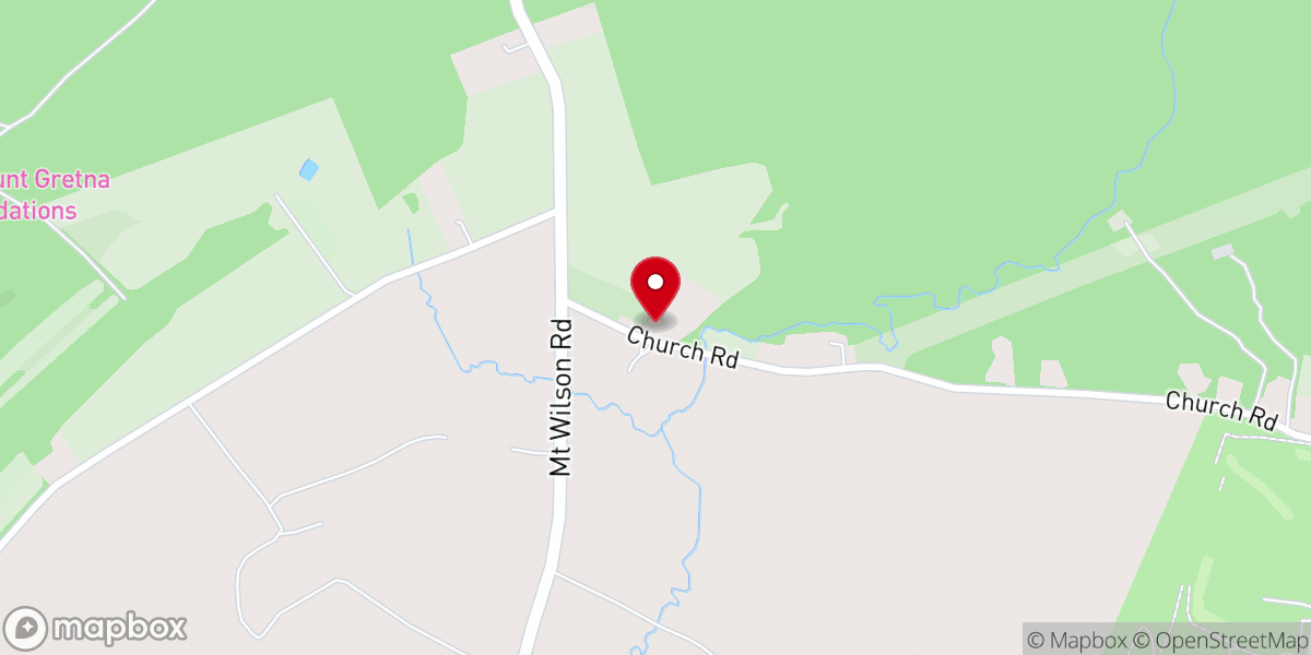 Map showing location of Trinity Lutheran Church