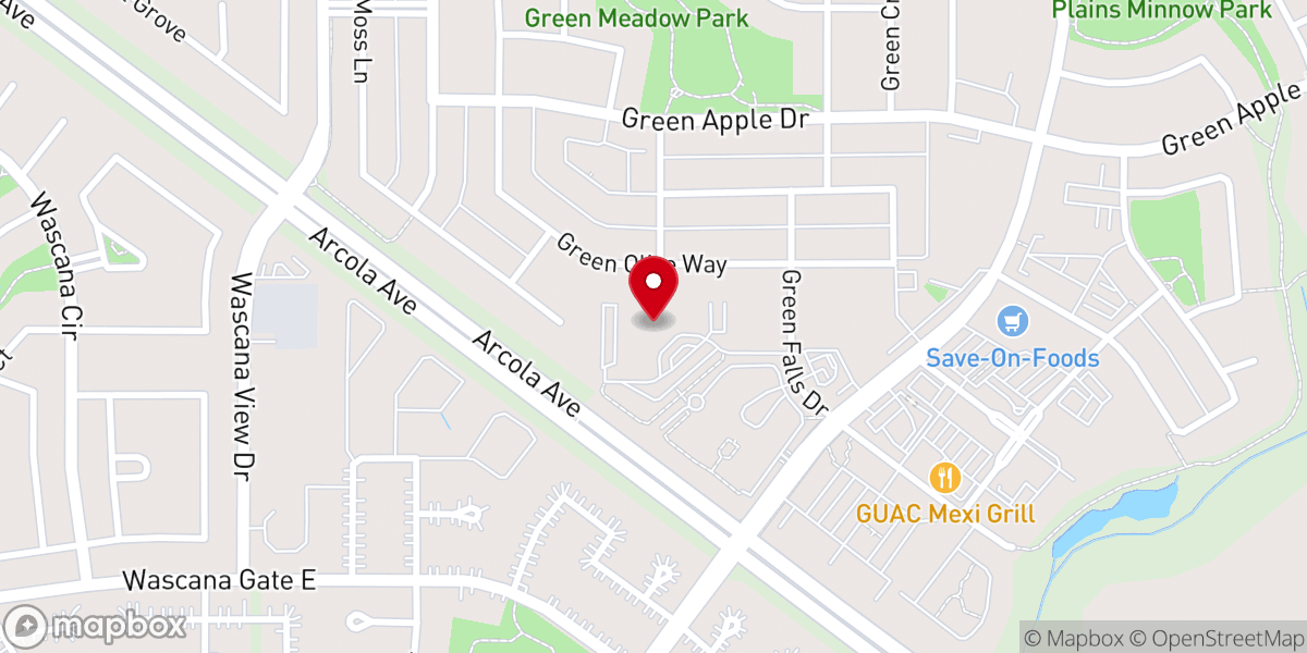 Map showing location of Living Hope Alliance Church